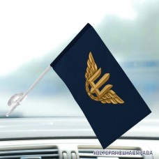 Автомобільний прапорець Повітряні Сили Емблема синій